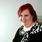 Pic of Chubby enormous pale redhead plumper Amnita fucks black dude