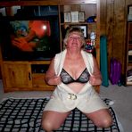 Pic of Blonde mature wife gets naked for you and teases with dildo