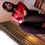 Pic of Japanese AV Model sucks wang in red and black :: JapaneseMatures.com