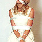 Pic of Busty Centerfold Girl Cory Lane in Bondage