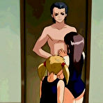 Pic of Hentai sweties having foursome gangbang orgy with a hot man