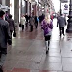 Pic of Hot blonde owned by 2 guys in cafe - PickupFuck.com 