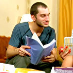 Pic of FuckStudies.com - Her horny pussy can't wait no more - it wants to fuck