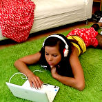 Pic of Kiki18:: Kiki, teen blowjob, hot teen, teen fucked Long haired dick sucking brunette gets big cock blasted