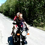 Pic of ATMovs.com - Cute blonde teen getting her pussy stuffed on motorcycle