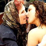 Pic of Horny old lady licking a hot babe