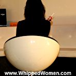 Pic of Very serious pussy and tit whipping action