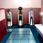 Pic of Hot hentai redhead sucks and fucks cocks in the bathroom