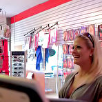 Pic of Pervsonpatrol.com amateur girls, voyeur girls, hardcore sex Tiny teenie blonde has her pussy big cock fucked sideways