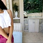 Pic of Sweet Julie Kay naughty fun in the backyard - Titty Attack