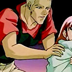 Pic of Slutty hentai lady hot jerked a wet stiff cock on sofa