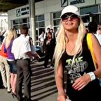 Pic of Porn Traveling: journey porn, vacation porn, amateur teen Adorable young girl gets pussy fucked by two horny dudes