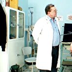 Pic of Busty babe afraid of gyno speculum exam