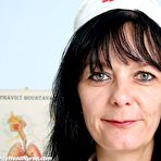 Pic of Venuse elder nurse fetish uniform masturbation