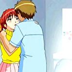 Pic of Pretty hentai back pumped by her friend in toilet
