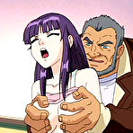 Pic of Bondanime.com - Tied up hentai cutie drilled a bigcock by old bandits 
