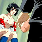 Pic of Horny big titty hentai hot fucked by her classmate