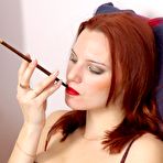 Pic of Ladies Fuck Gents - Redhead Babe In Lingerie Ass Fucking Her Man