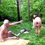 Pic of Old farts young tarts grandpa banging a naughty brunette!