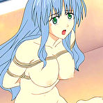 Pic of Hentai gets hypodermic needle till bleeding in her round big tits