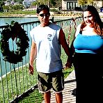 Pic of Plump gargantuan brunette fat Ann going o see her fuck buddy