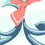 Pic of Hentai schoolgirl gets caught by tentacles and drilled with a big stick
