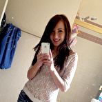 Pic of Cute and young self shot mirror girl friend.