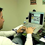 Pic of Mr Big Dicks Hot Chiks :: Horny brunette babe getting screwed hard and deep by huge cock