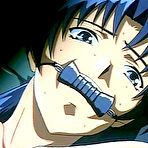 Pic of Bondanime.com - Pregnant hentai with all tied up gets ass injection with an enema  