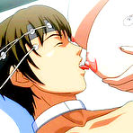 Pic of Bondage patient hentai gets breast feeding and sucking a huge cock