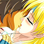 Pic of Cute hentai blonde gets fucked outside