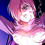 Pic of Chained hentai cutie gets whipped and assfucked hard