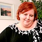 Pic of Fat enormous bbw gigantic redhead Amnita fucks black guy raw
