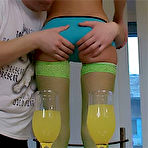 Pic of This tight teen learns to love cock