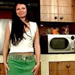 Pic of Totally irresistible teeny in tights shows pussy