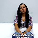 Pic of Pretty and young Czech Sona at her casting | Your Dirty Mind