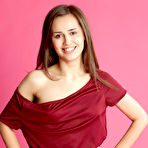 Pic of Trista A strips her cute sexy dress in front of the camera and fingers her hungry muff. - TheMetArt.com