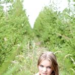 Pic of Bridgit A takes her slutty black dress in the woods and shows us her hungry deep meat hole. - TheMetArt.com