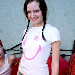 Pic of Dirty lil slut fucks 2 guys