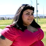 Pic of Plumper Ursula rides on the cock from her fat side