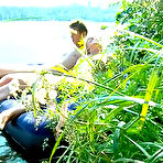 Pic of Shameless teens fucking on the riverbank