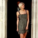 Pic of Skinny blonde in real pain