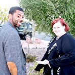 Pic of Plumper redhead Amita bbw squeezing enormous body 