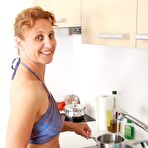Pic of AllOver30 Free - Inge Naked In Kitchen