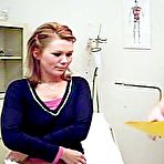 Pic of Nasty gyno practitioner examination Janelle puss with his finger and gyno tools