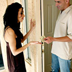 Pic of Stephanie Cane - Stephanie gets back from her prom and discovers that she doesn't have the money to pay the car driver!