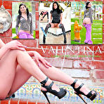 Pic of A young gorgeous brunette babe masturbating herself with a powerful vibrator on her clit