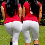 Pic of 8th Street Latinas Two latina girl friends share the one cock with passion