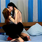 Pic of Teen slut slobbers and slides on hard cock