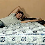 Pic of The boy awakened from his high as a kite sleep, got harder than rock, and impaled the older guy's head on his throbbing meat 